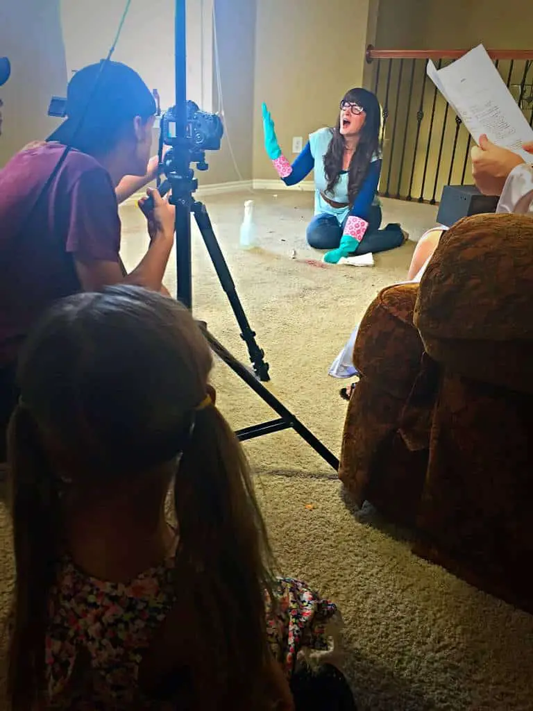 filming a parody video filming a parody video