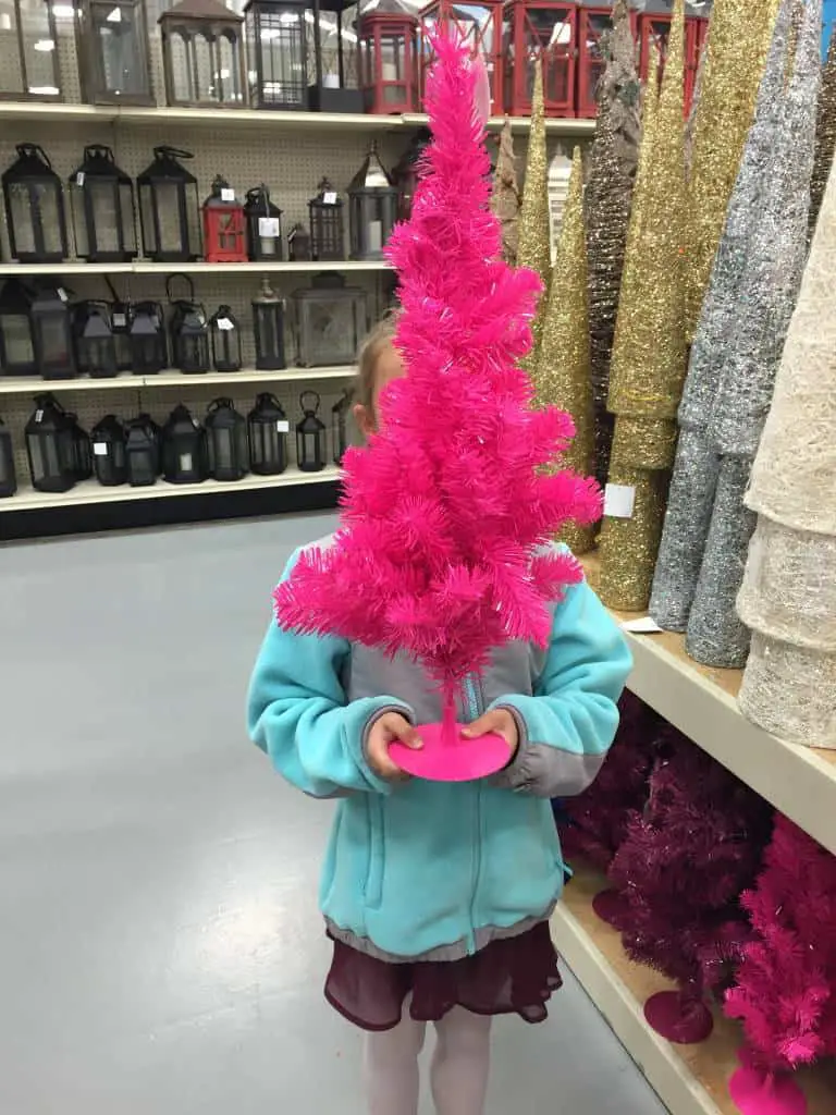how about a pink christmas tree?