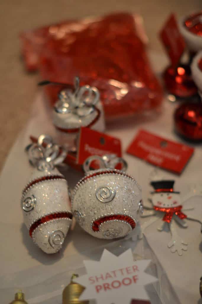 peppermint jazz snowball ornaments