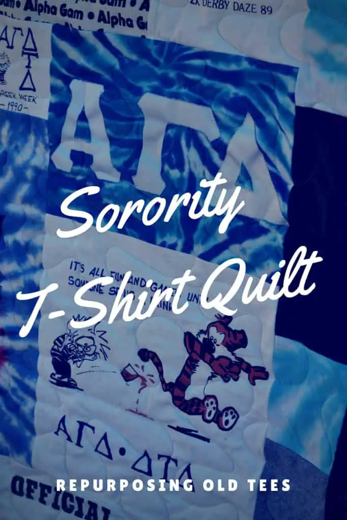 SororityT-Shirt Quilt image for blog