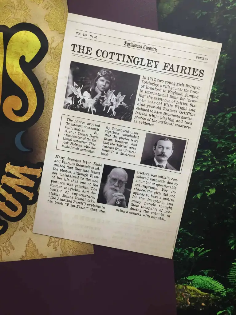 cottingley fairies newsprint