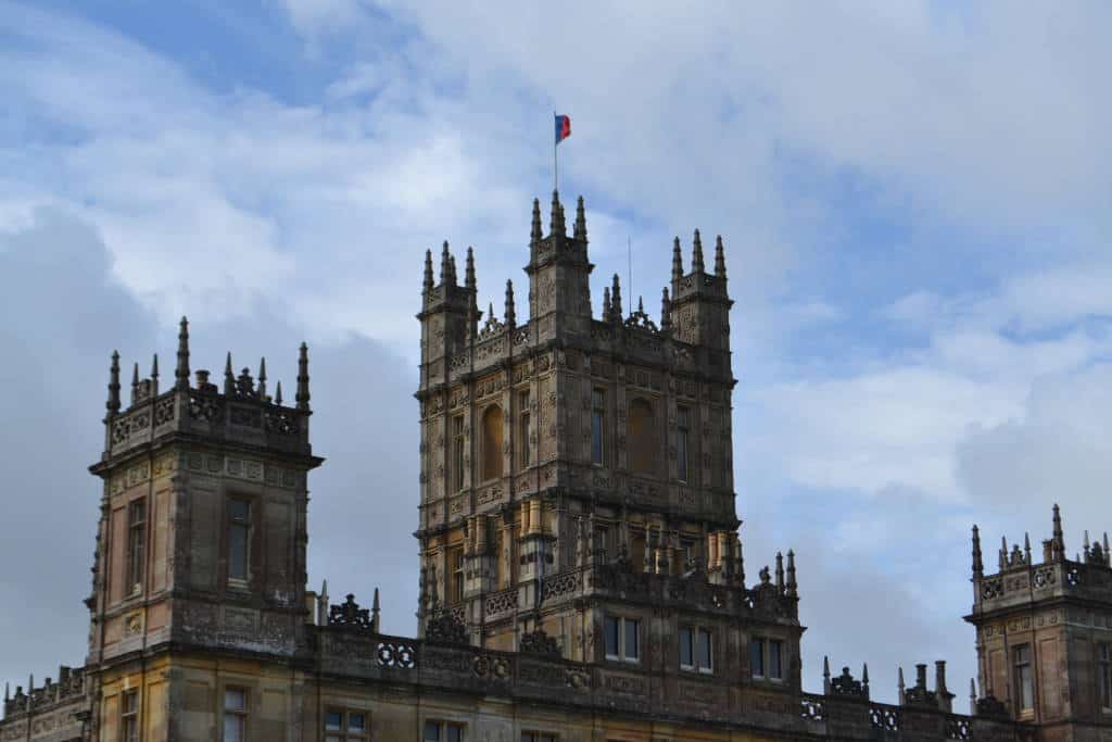 Flag above Highclere Castle