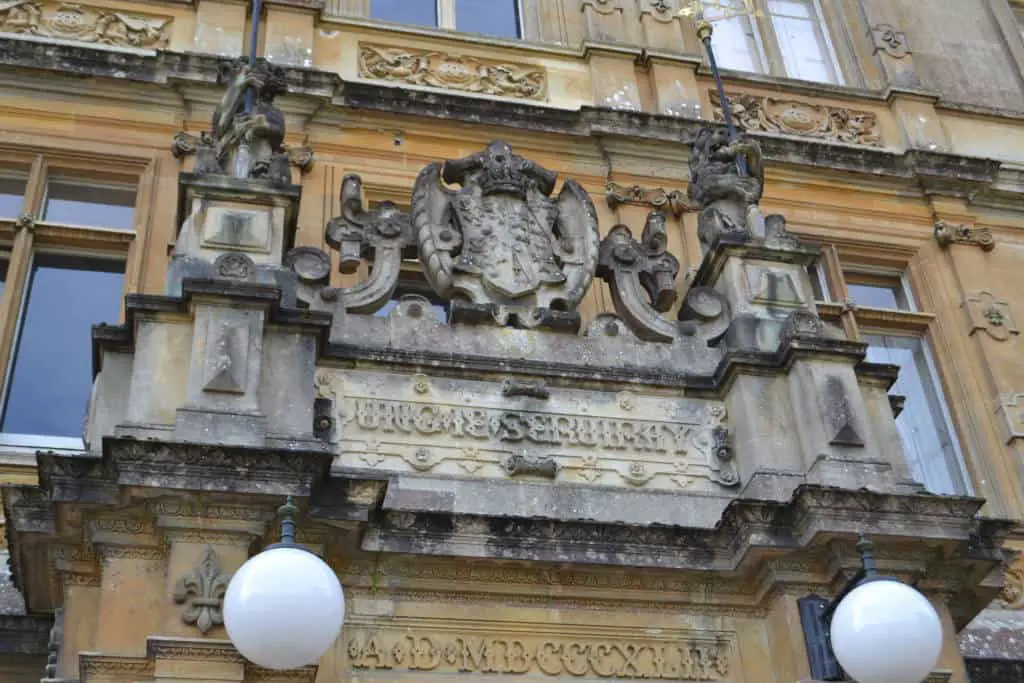 Entrance to Downton Abbey, aka Highclere Castle