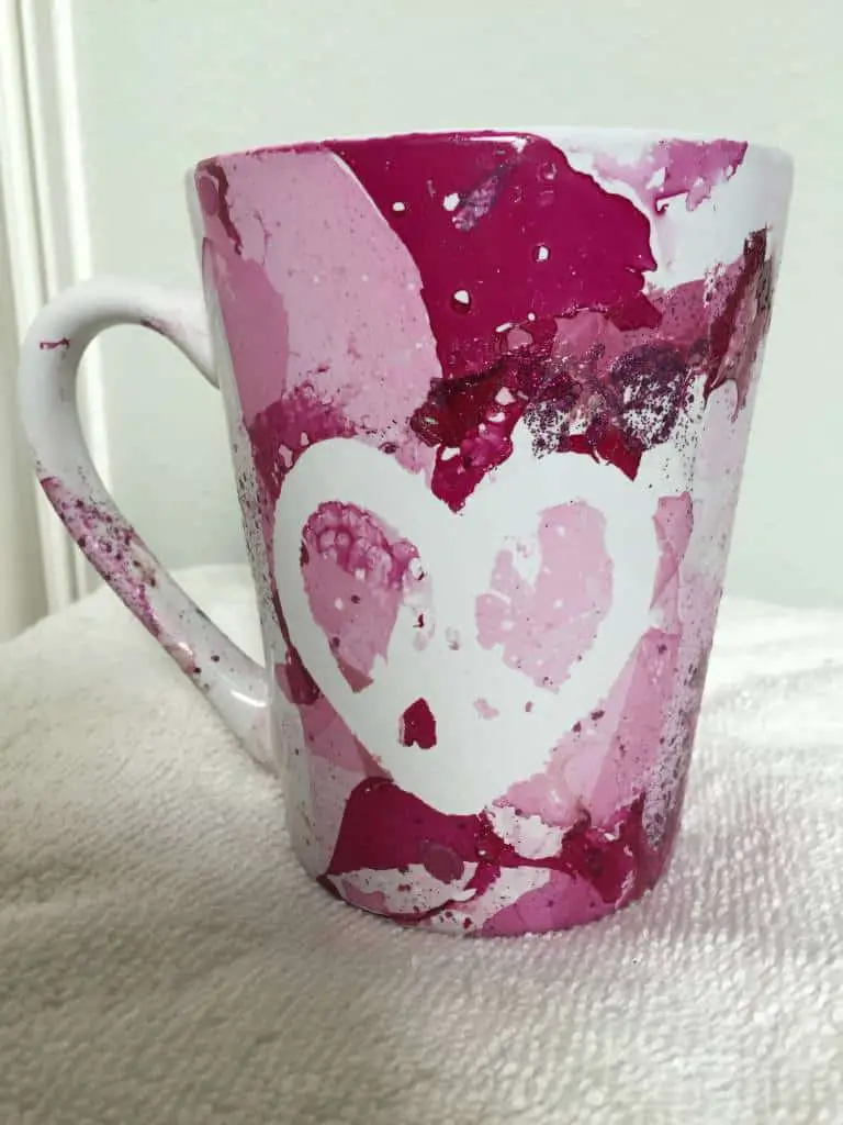 pink watercolor mug pink watercolor mug