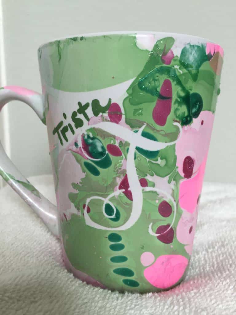 Trista's watercolor mug