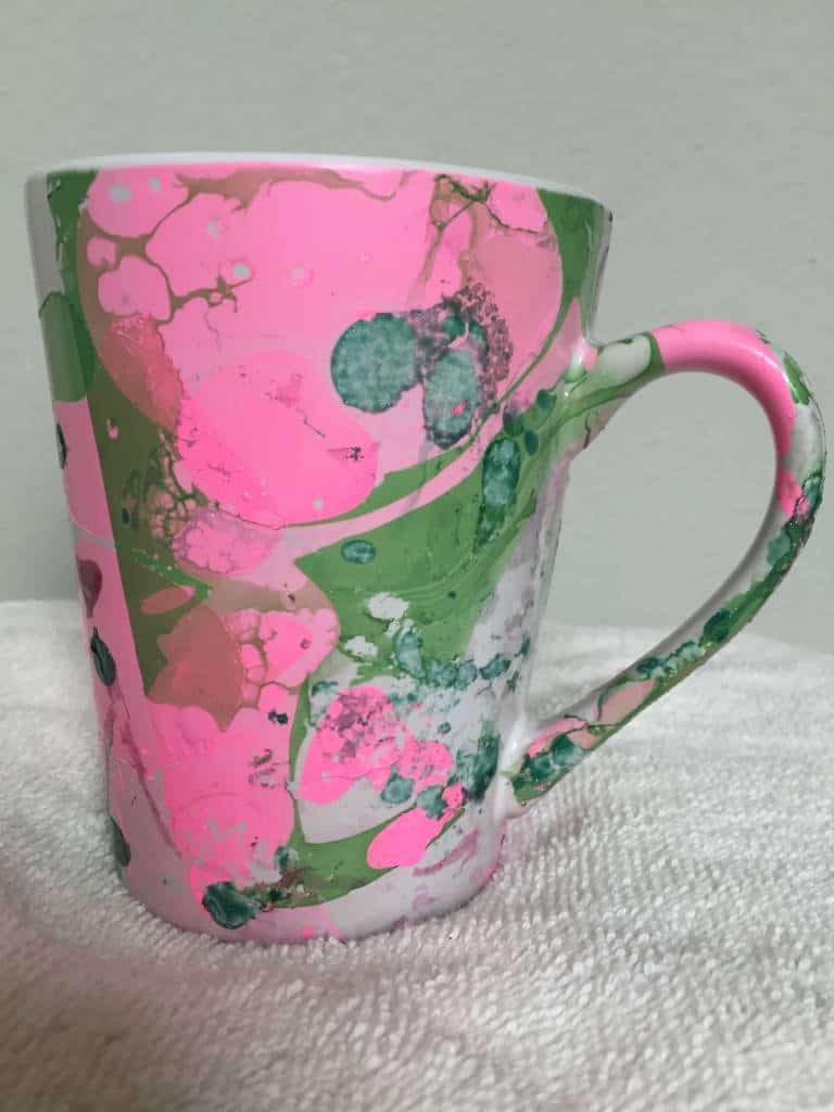 watercolor mug