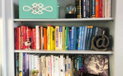 How to Create a Rainbow Bookshelf