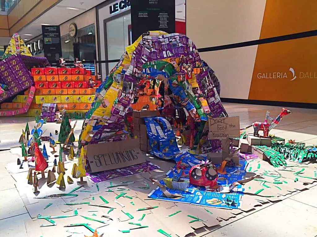 Girl Scout cookie box contest dallas galleria