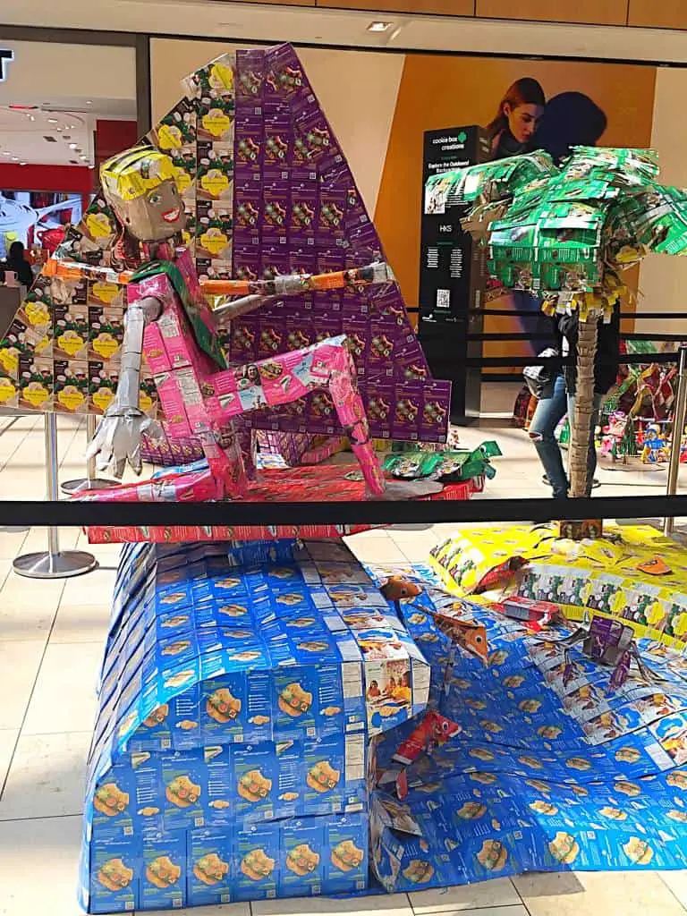 Girl Scout cookie box contest dallas galleria