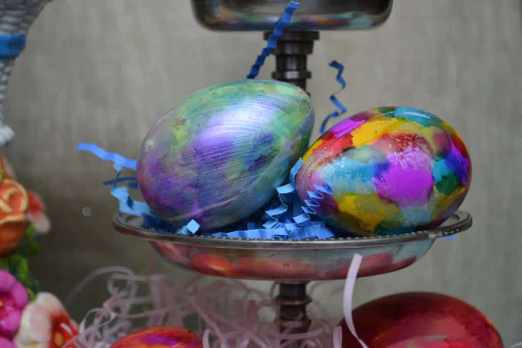 pretty fake easter eggs