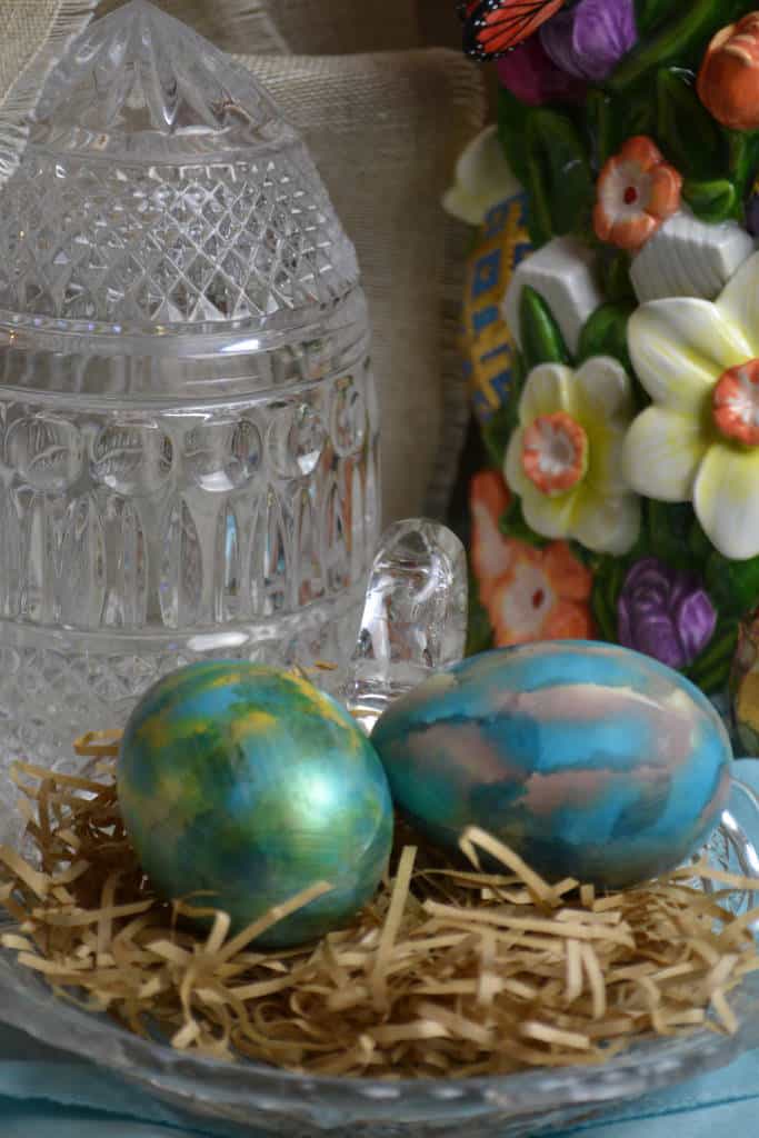 decorative inked eggs