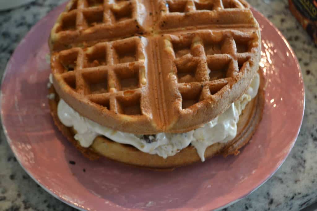 Waffles with Gelato