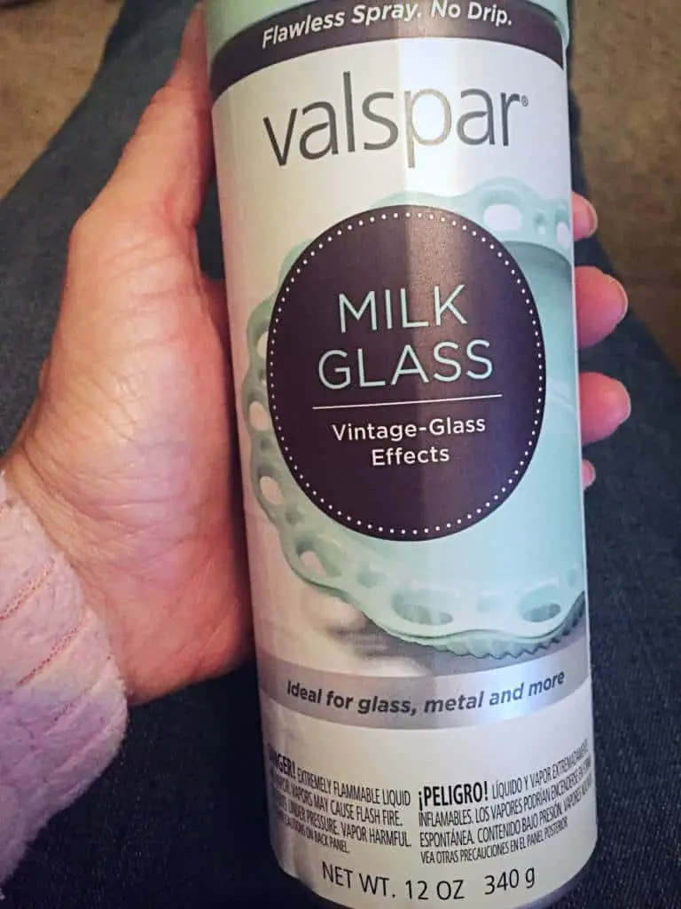 Valspar Milk Glass