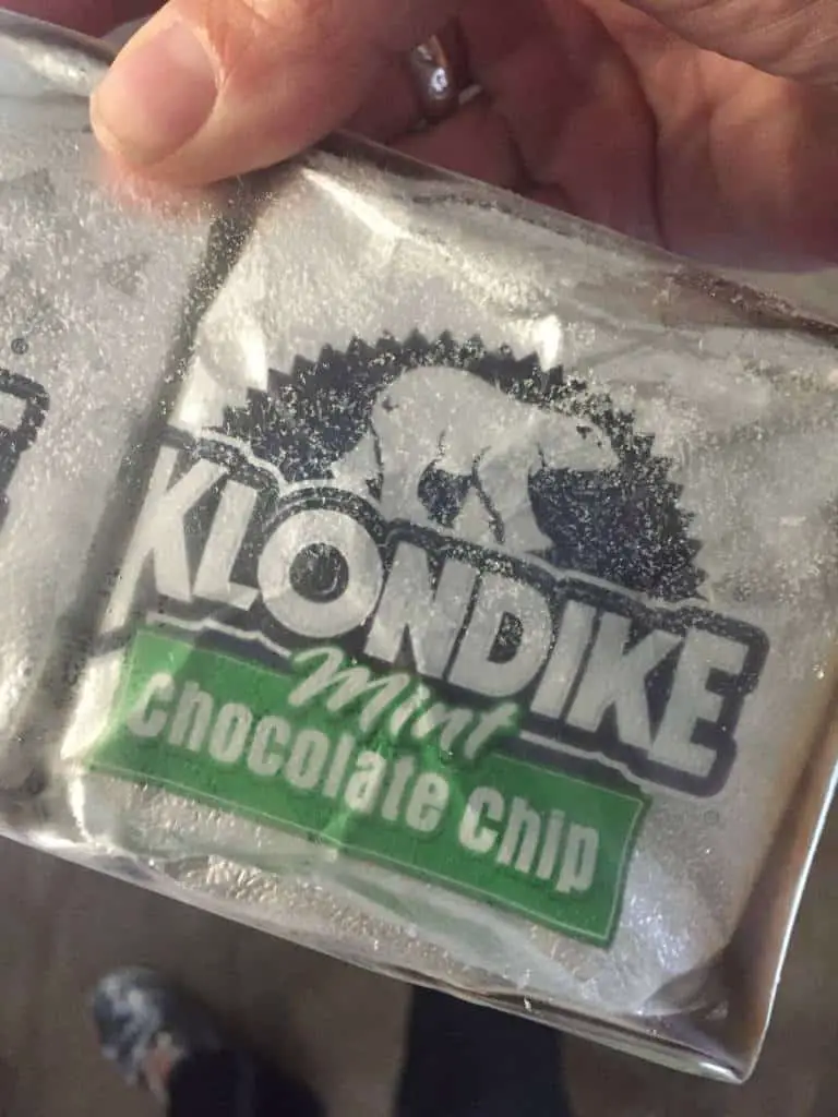 Mint Klondike Ice cream