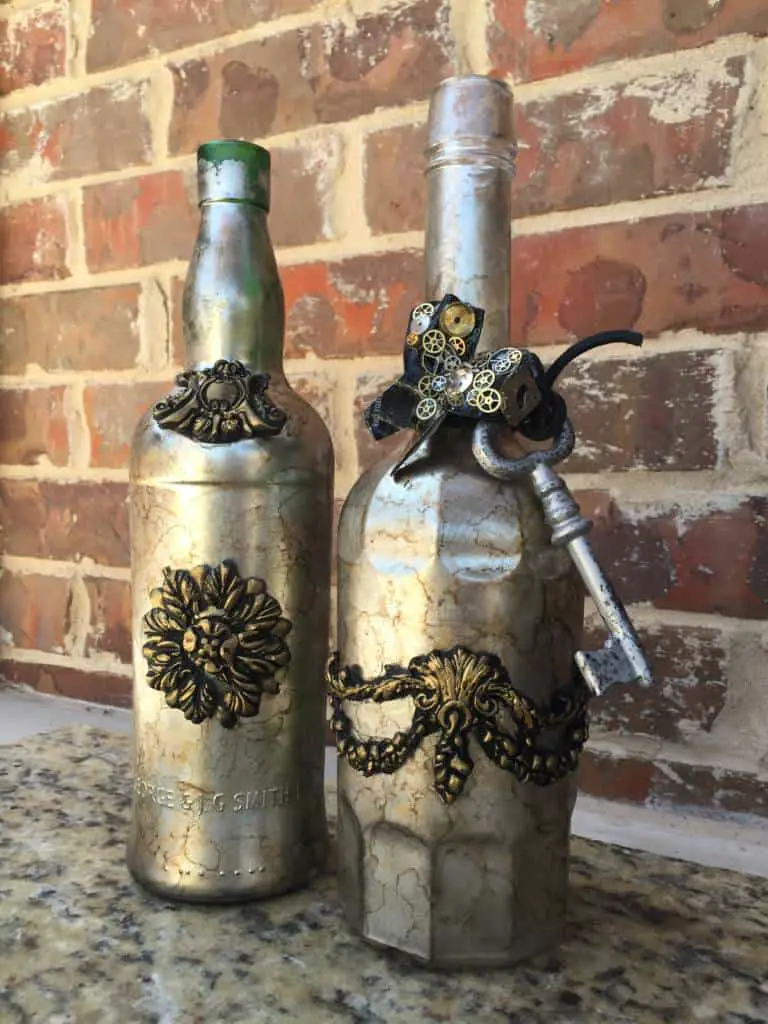 steampunk inspired bottles
