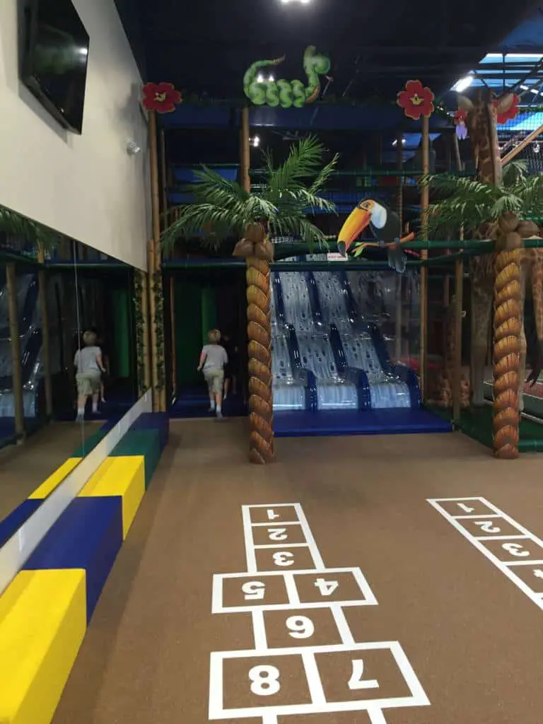 Padded obstacle course Padded obstacle course