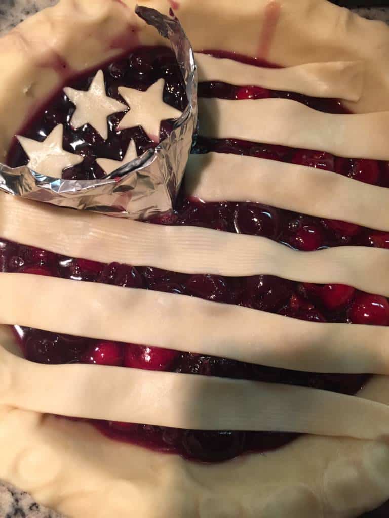 unbaked flag pie