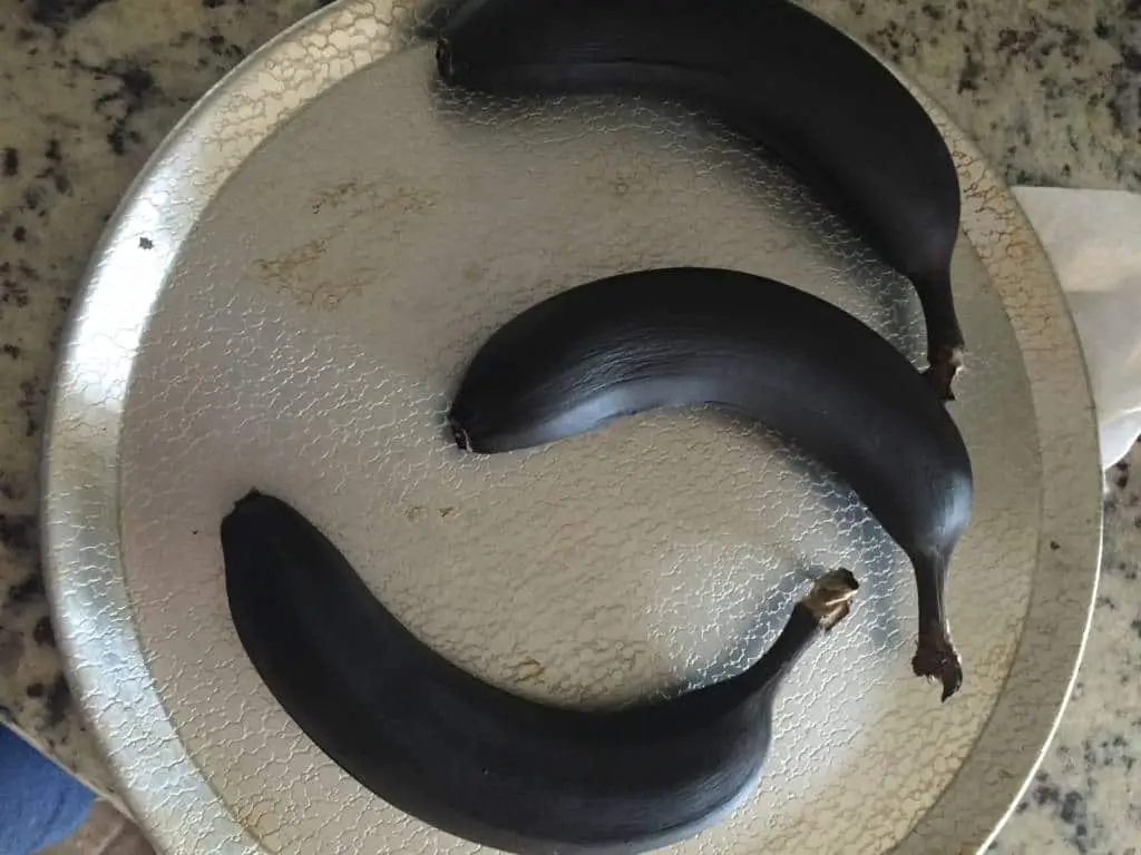 oven-ripened bananas