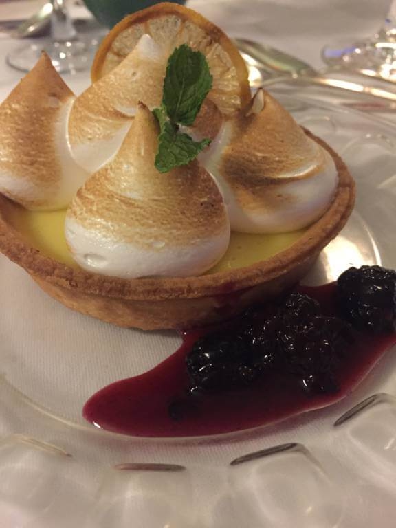 lemon tart at the grand hotel