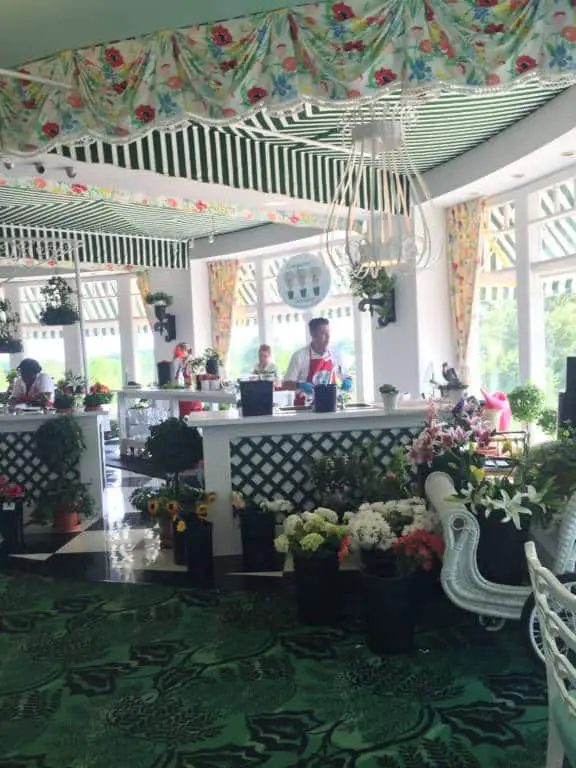 flower shop in the grand hotel