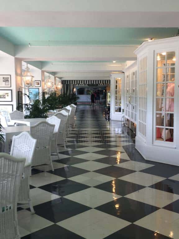 hallway in the grand hotel