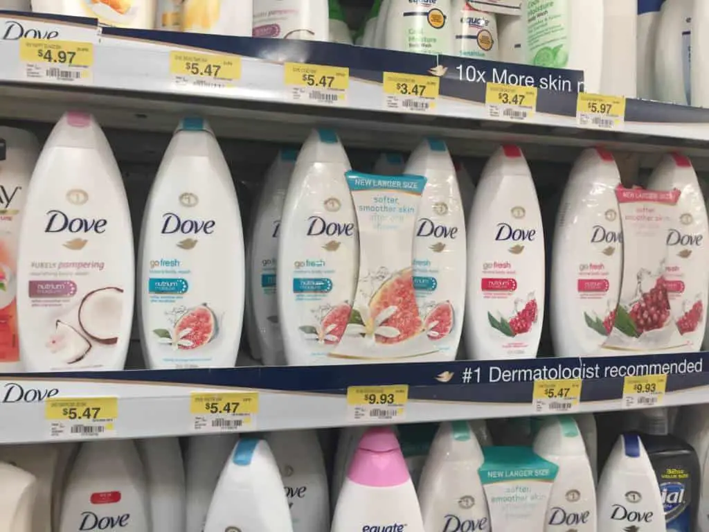 Dove on shelves