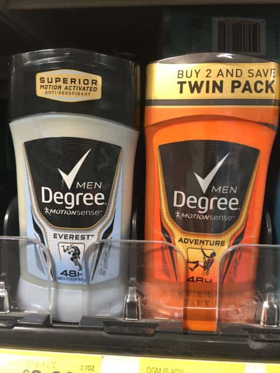 degree adventure deodorant