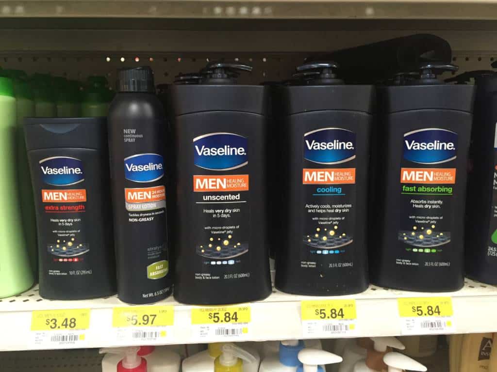 vaseline men healing moisture