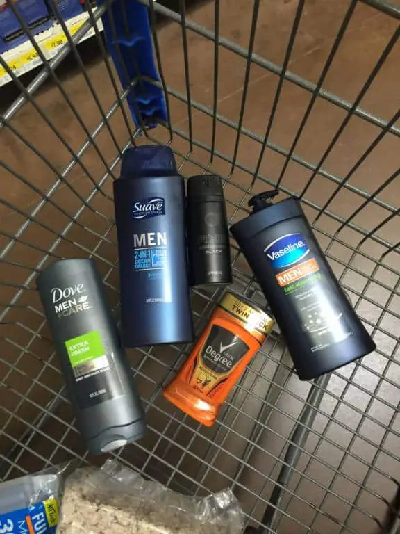 walmart basket of unilever products