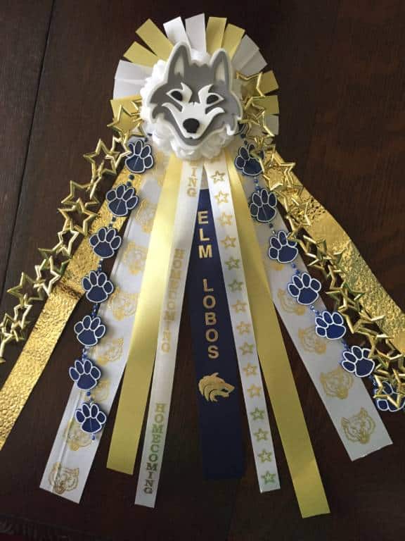 Cupcake's first homecoming mum Cupcake's first homecoming mum