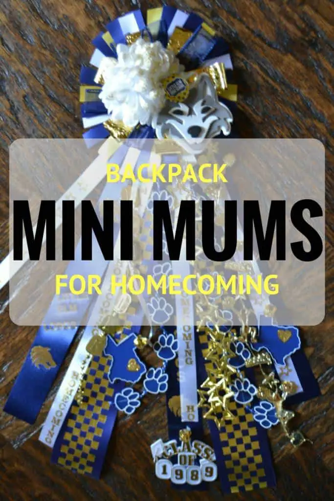 mini homecoming mums