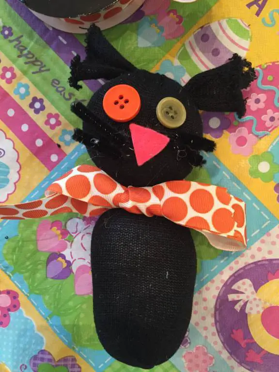 black cat no sew project