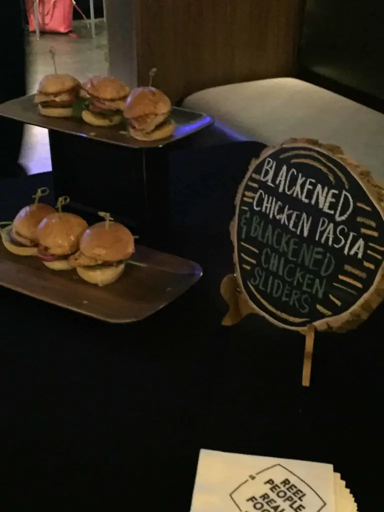 SMG blackened chicken sliders Studio Movie Grill blackened chicken sliders