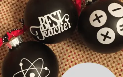 Easy to make teacher ornaments