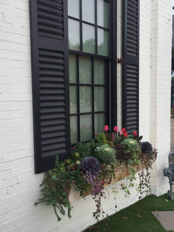 silos bakery window boxes