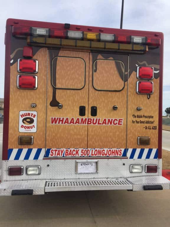 hurts donuts whambulance hurts donuts whambulance