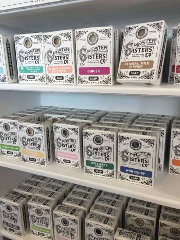 artisan soaps at Kinokuniya artisan soaps at Kinokuniya