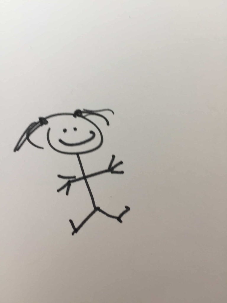 Stick person drawing Stick person drawing
