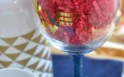 Make a Wonder Woman Wine Glass