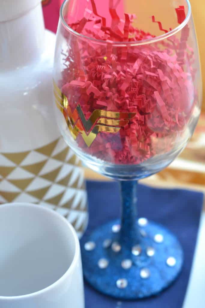 wonder woman wine glass wonder woman wine glass