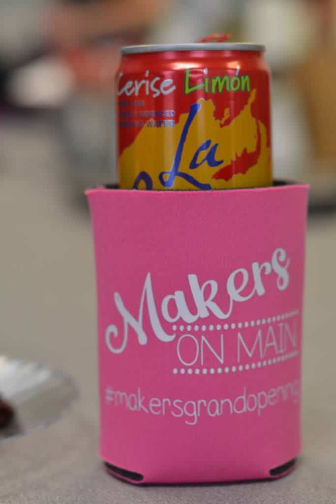 can koozie at makers on main