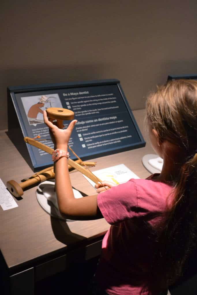 interactive Maya exhibit at Perot Museum