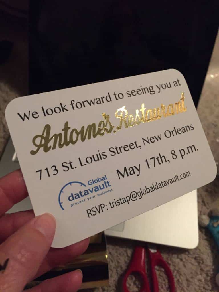 antoines invitation reminder