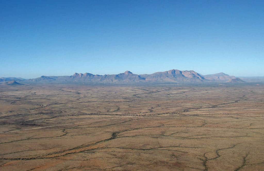 View of the Erongo igneous ring complex from the distance. Photo by Dr....