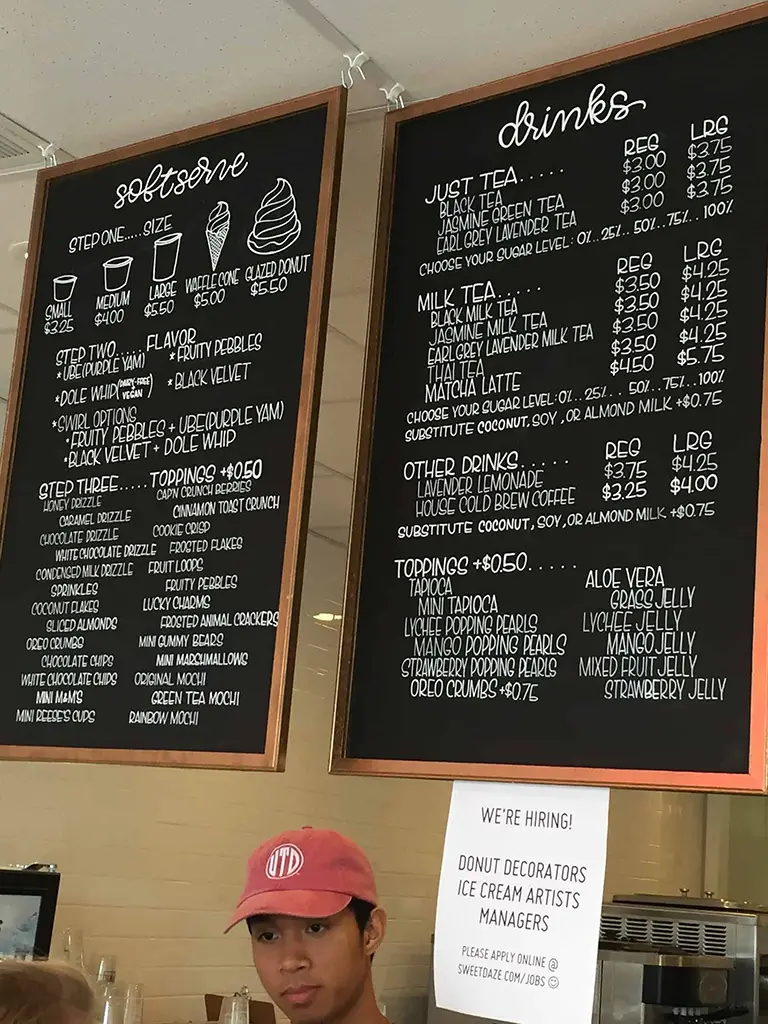 sweet daze dessert shop menu sweet daze dessert shop menu`