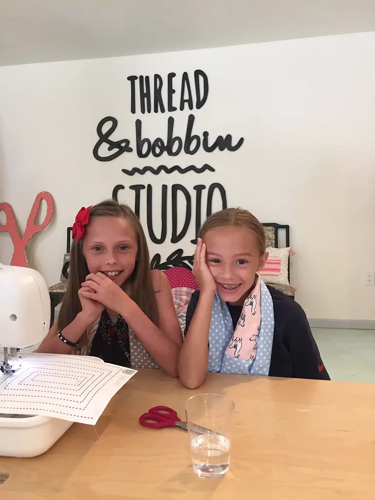 thread and bobbin studio students