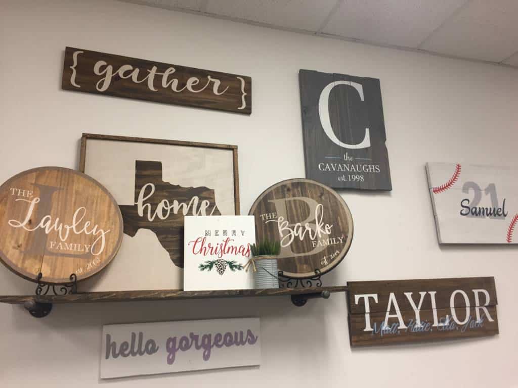 custom wall signs custom wall signs
