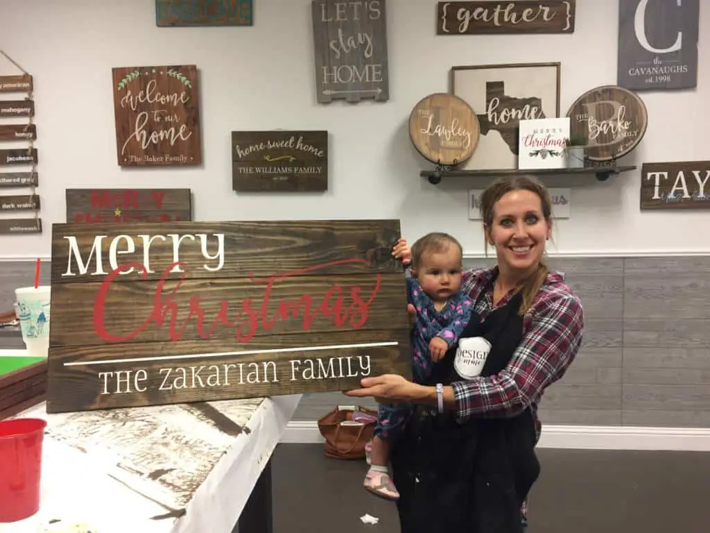 Finished Christmas sign Finished Christmas sign