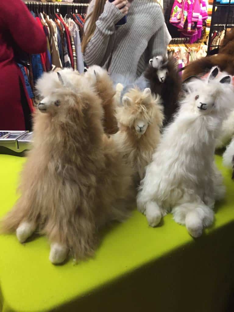alpaca toys for sale at Enchant Christmas
