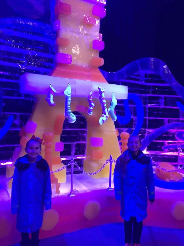 Inside the ICE exhibit at Lodestar Christmas Inside the ICE exhibit at Lodestar Christmas